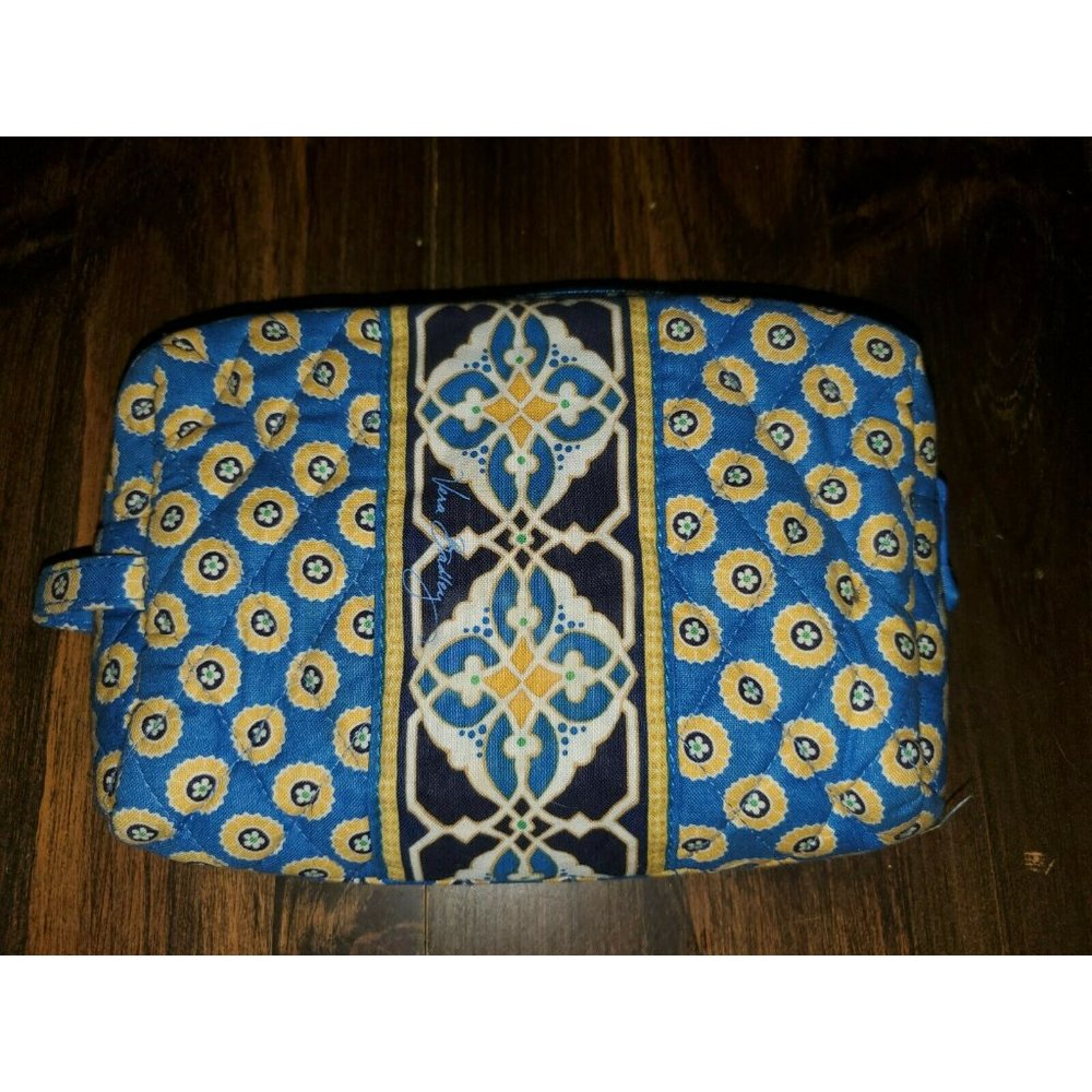 VERA BRADLEY Medium Cosmetic RIVIERA BLUE